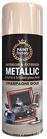 Paint Factory Metallic Paint Champagne Gold, 400 ml