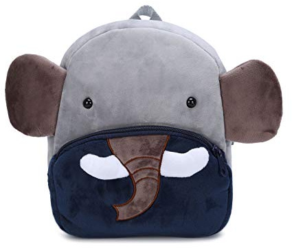 VINBAGGE Mochila Infantil Kindergarten Guarderia Animales Linda Bolso Bebe Escuela Dibujos Animados para niña y niño 1-3 años,Elefante