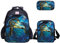 MATMO Monster Dragon Rucksack und Lunchtasche Set für Jungen, Rucksack Umhängetasche Federmäppchen (Monster Dragon Rucksack Set 13), Dinosaurier-Rucksack-Set 13, Backpack Set, Individuell