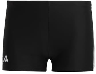 Adidas Herren Solid Swim Boxers, Black/White, S-M