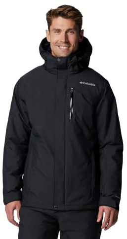 Columbia Last Tracks II Chaqueta, Cubierta Duradera, Forro Cálido, Elementos Personalizables, Protector de Nieve, Bolsillos Seguros, Portapase de Elevador, Sujeción Interna para Llaves - Hombre