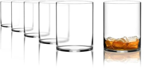 Stölzle Lausitz Whisky Gläser D.O.F. Kyoto Bar 6er-Set 525 ml – Hochwertige Whiskybecher in zeitlosem Design – Whiskey Tumbler aus bleifreiem Kristallglas – Spülmaschinengeeignet & stoßfest