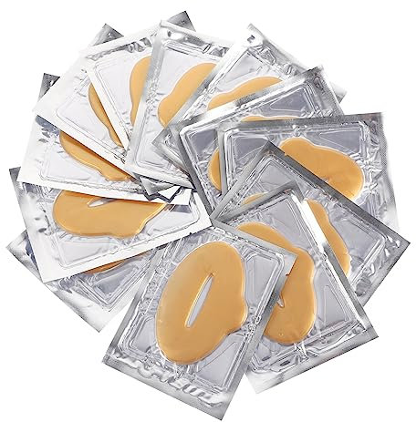 ARTSEWPLY 25St Lippenfilm Abdeckung Auge für geschwollene Augen Lippenpads Gesicht lip mask lipmask lippenpflegende maske feuchtigkeitsspendendes lippenpflegewerkzeug Pflanzenfasern Golden