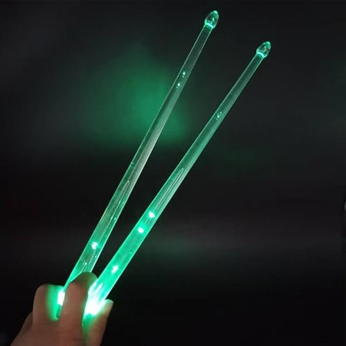 Éclairage Des Bâtons De Tambour, Des Pilons À LED, Des Manchettes Éclatantes, 13 Lumières LED De Couleur, Une Recharge Usb, 41,6x1,75x1,75 Cm, Pour La Pratique Musicale, Les Batteurs, Les