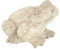 Deko Garten Figur Frosch 11x14cm Keramik Antik-Look Dekofigur Märchenfrosch Gartendeko Tierfigur für Frühling Sommer Herbst Garten Statue Gartenfigur, Frosch