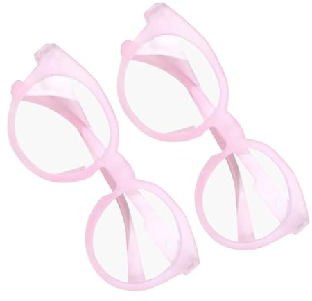 POPETPOP 2 Piezas Gafas Infantiles Filtro Luz Azul Unidades Protección Uv Bloqueo Rayos para Estudio Lectura Rosa
