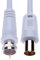 Koaxialkabel F- Stecker auf RF M-Stecker Kabel für Satelliten Sat Freesat Sky Virgin BT TV HDTV DVB DVD Radio/Koax Aerial Freeview Coaxial Coax Antenne Adapter Kabelfernsehen - 2 m Weiß