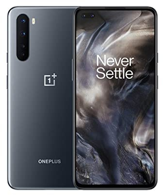 OnePlus Nord (5G) 12GB RAM 256GB Smartphone ohne Vertrag, Quad Kamera, Dual SIM - 2 Jahre Garantie - Onyx Grau