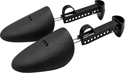 2 Pairs Mens Plastic Shoe Trees Adjustable Length Shoe Stretcher Shoes Shaper Holder Practical Portable Shoe Support for Boots Sneakers