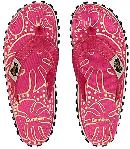 Gumbies | Tropical Pink | Rosa/Pink | Zehentrenner Damen/Herren Schuhe Zehentrenner Sandale