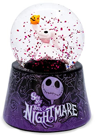 Disney L'étrange Noël de monsieur Jack Mini boule à neige illuminée pour adulte 7,6 cm