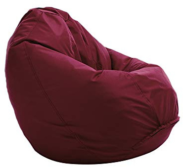 Bruni Bean Bag Classico M sittsäck med innersäck för lek och läsning, avtagbart överdrag, livsmedelssäkra EPS-pärlor som bean-bag-fyllning, från Tyskland