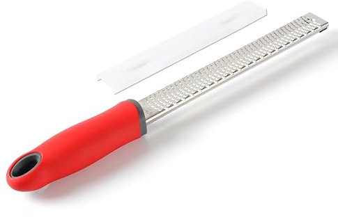 Râpe multifonction en acier inoxydable – Râpe à parmesan et fromage, de haute qualité, inoxydable, idéale pour les fromages à pâte dure, les légumes, les noix et plus encore, design ergonomique, passe