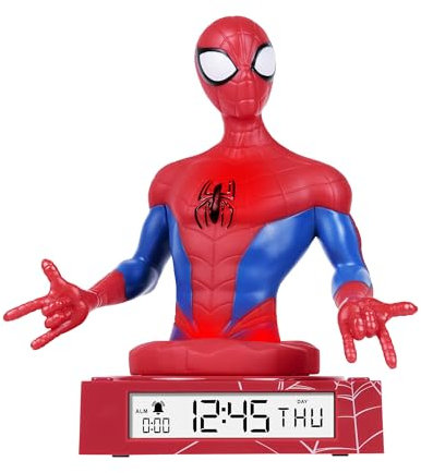 Réveil numérique 3D Spiderman pour enfants
