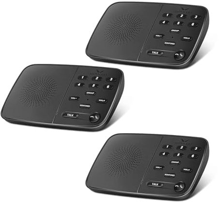 Hosmart Nouvel interphone sans Fil Duplex intégral amélioré, 2025 interphone bidirectionnel en Temps réel pour la Maison et l'entreprise avec Une portée Ultra Longue de 500 mètres