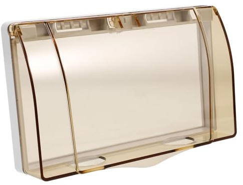 UKCOCO Copertura Adesiva Per Prese Muro Copertura Resistente All'acqua Per Prese Da Bagno Scatola Protettiva Antispruzzo Riutilizzabile