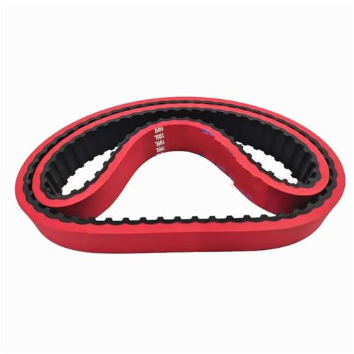 Correa De Distribución Correas De Distribución Tracción Recubiertas Caucho Rojo Tipo L 210L 225L 240L 255L 270L 285L 300L 326L Correa Dentada(255L(68teeth647.7mm))