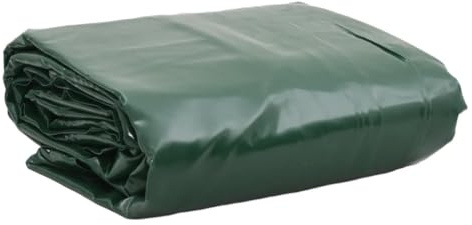 Ordellia Lona verde 2 x 3 m 650 g/m² con revestimiento de PVC para protección contra la lluvia, el viento y la suciedad para jardín, terraza, balcón