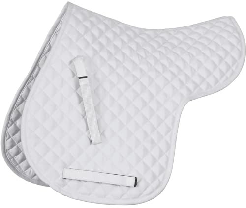 Shires Performance Lite Numnah, Weiß, 35,6 cm