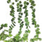 Fycooler Artificial Monstera Leaves, Hanging Ivy Vines Garland, Faux Palm Leaf for Wall Decoration, Wedding, Bridal, Wreaths Ornaments (Mini Monstera Ivy-2pcs)