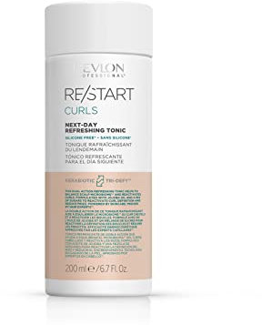 REVLON PROFESSIONAL RE/START Curls Next-Day Refreshing Tonic, Trattamento per Capelli Ricci, Tonico che Definisce i Ricci con Controllo Dell’Effetto Crespo – 200 ml