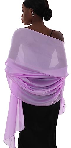 PIOYMEYA Stola festlig för aftonklänning damer halsdukar sommar tunn strömbrytare pashmina