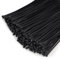 1000 Stück 300 mm x 3,6 mm Kabelbinder Schwarz mit 18 kg Zugfestigkeit UV Beständig Nylon Kunststoff Selbstsichernder Multifunktionaler Cable Zip Ties für Drinnen und Draußen