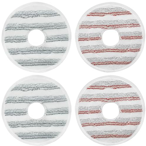 Mop Pads Replacement for Vileda Clean Spin Mop Head Refills, Washable Head Replacement Microfiber for Cleaning Floor
