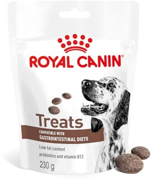 Royal Canin Veterinary Gastro-intestinal Treats | 230 g | Snacks pour Chiens Adultes de Toutes Tailles et Races | dans Un Sac refermable | Faible teneur en matières Grasses