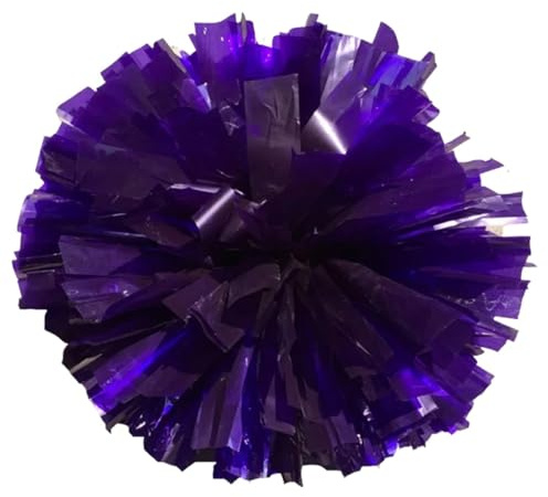 6 pezzi Pom da Cheerleading, 32 cm, con Manico, Forniture Sportive, Non sbiadiscono Per Sport(Purple)