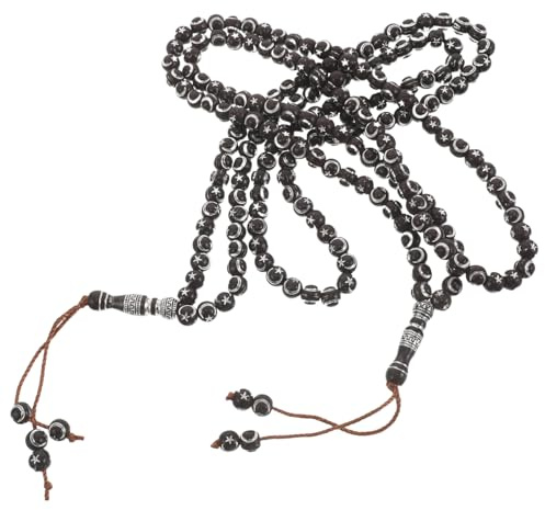 FOYTOKI 2-Pack Islamiska Tasbih Bönpärlor i Akryl Pärlor Armband för Meditation och Dhikr Muslimsk Bönkedja i Mellanösternstil för Män och Kvinnor