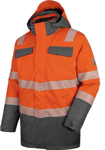 WÜRTH MODYF Warnschutz Winter Parka 3in1 Neon EN 20471 3 orange anthrazit - Größe L