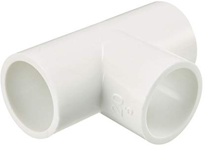 uxcell 20mm Slip Tee PVC Pipe Fitting T-Shaped Coupling Connector 5 Pcs