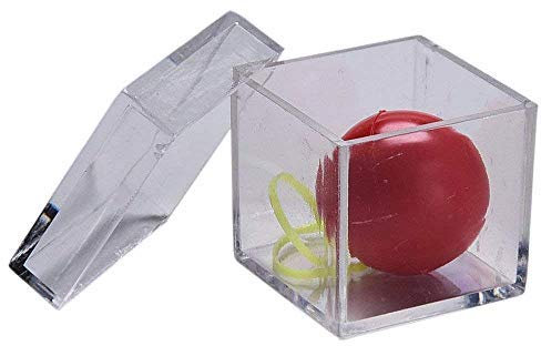 Boîte magique transparente avec bille tour de magie illusions gadget cadeau fête farce