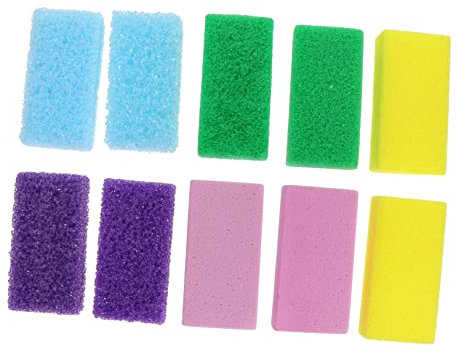 GLEAVI 10stücke Stein Für Pediküre-entfernung Pediküre-schrubber Zum Entfernen Von Hornhaut Abgestorbene Haut Entfernen Schrubberstein Für Fußpflege