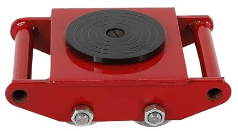 EKalgretrA Rodillo Blindado para Transporte Carretilla de Patines con rotación de 360 ​​Grados for maquinaria Pesada, Carrito de Carga de 6 toneladas