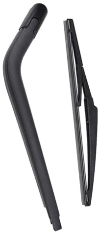 Gettimore Braccio oscillante per tergicristallo posteriore, 30 cm, in plastica nera, per Toyota Yaris 1999-2005 lunotto posteriore