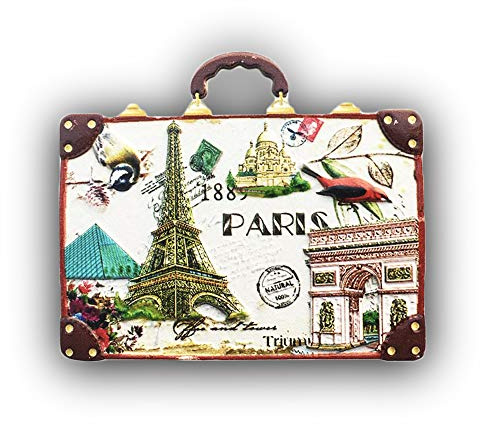 3D Paris France Refrigerator Fridge Magnet Tourist Souvenirs Handmade Resin Craft Magnetic Stickers Home Kitchen Decoration Travel Gift