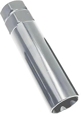 CGEAMDY 7 Spline Lug Nut Key, 7 Spline Wheel Lug Nut Drive Tuner Key Tool, 7 Sided Spline Driver Wheel Tuner Lug Nut Key Locking Lock Socket Removal Tool, Removing Bolts Nuts Screw(Silver)