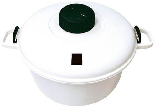 Suinga Pentola a Pressione per Microonde 2,8L – Cucina Sana e Veloce con Valvola di Vapore, Chiusure Ermetiche, Include Tazza Misurino e Spatola