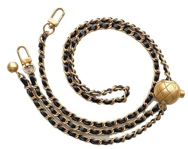 Väska kedjor 120 cm väskkedja med PU-läder ersättning 7 mm axel crossbody metallrem med längd justerbar