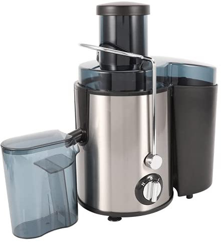 lyrlody Extractor de Jugo Centrífugo de Acero Inoxidable, Fácil de Limpiar, para Bebidas y Jugos