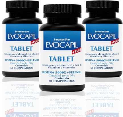 3 LOT Evocapil Plus efter hårtransplantation intensiv förstärkt formel (3 x 60)