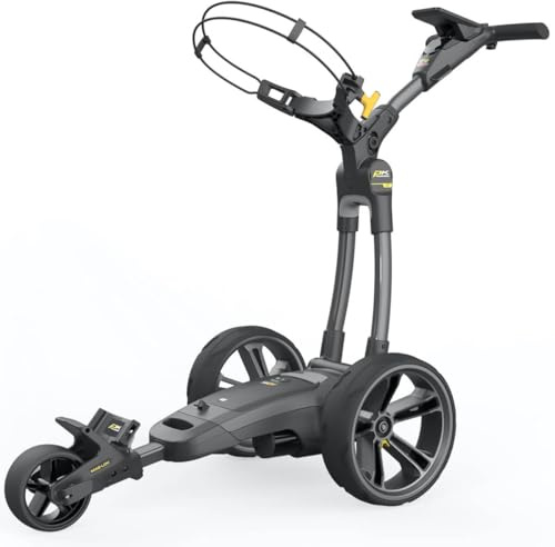 PowaKaddy CT12 GPS Electric Golf Trolley - Gun Metal - One Size