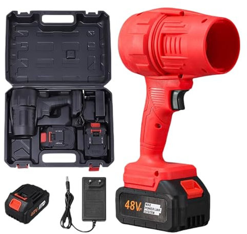 Jubilofex Hojaldre Inalámbrico, Potente Duster Turbo - Avión De Hoja Portátil Variable Con Batería Y Cargador De Batería Para Jardín Jardín Jardín De Camping