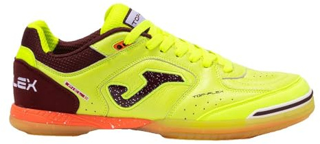 JOMA Scarpe Calcio Calcetto Futsal Sala Indoor Top Flex 2509 Giallo Vera Pelle (Sistema Taglie Calzature EU, Adulto, Uomo, Numero, Media, 42.5)