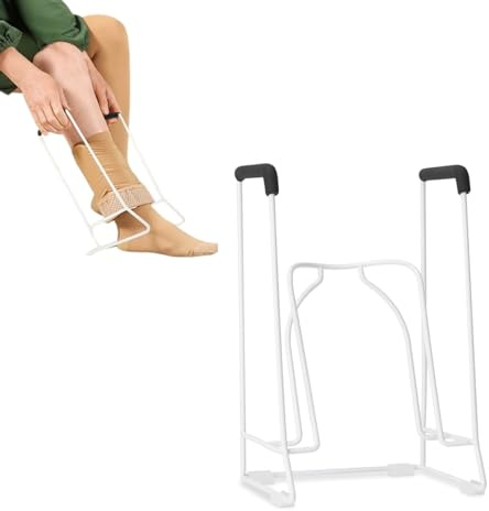 Calze a compressione, in metallo, per indossare calze