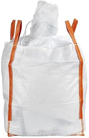 Bulkväska med fyllpip 1m³ | byggväskkapacitet 1 500 kg | 4 öglor enkel hantering | paket med 5
