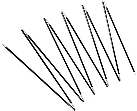 BRILLIANCE4U Tent Poles Replacement, Pre-Assembled Aluminum Tent Pole, 7001 T6 Heated Tent Rod 0.33 8.5mm, 176.7 in /14.7ft 1 Pole Pack