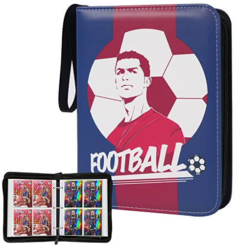 Trading Card Album for Football, Binder Card Holder, Binder with Sleeves, Football Card Holder Album, Trading Card Game Collection, Carrying Card Folder, 440 Card Capacity